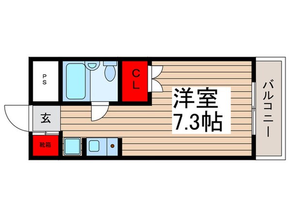 メゾンロートレックの物件間取画像